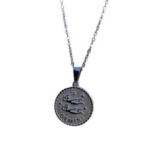 CLEARANCE🧡 GEMINI Statement Big Medallion Necklace